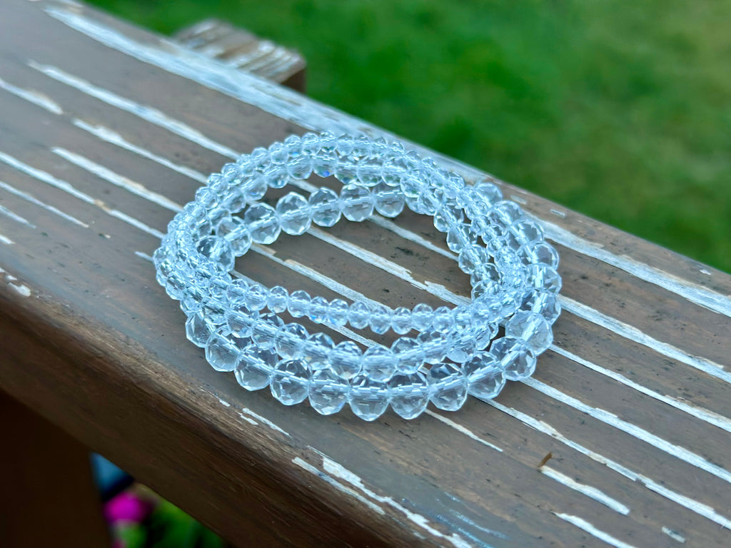 Crystal Beaded Bracelet Set