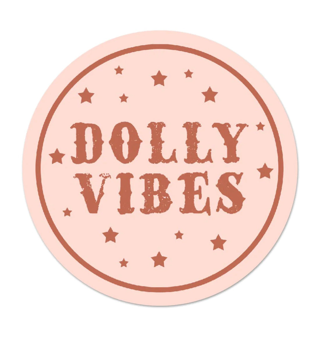 Dolly Vibes Vinyl Sticker