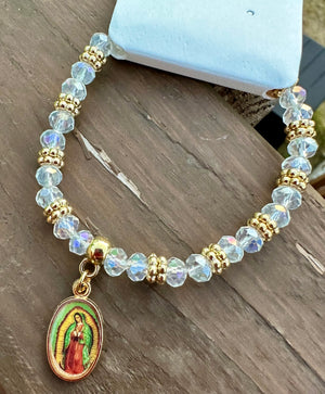 Our Lady of Guadalupe Beaded Bracelet