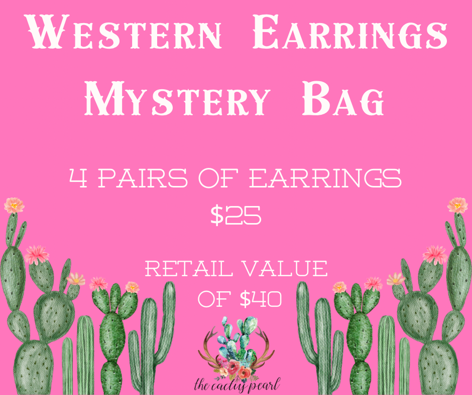 Western Earrings Mystery Bag