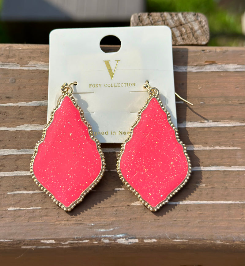 Colorful Day Scallop Earrings