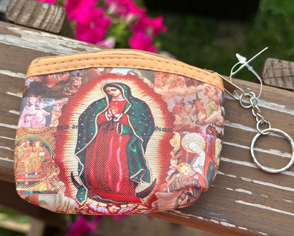 La Virgen de Guadalupe Zipper Coin Purse