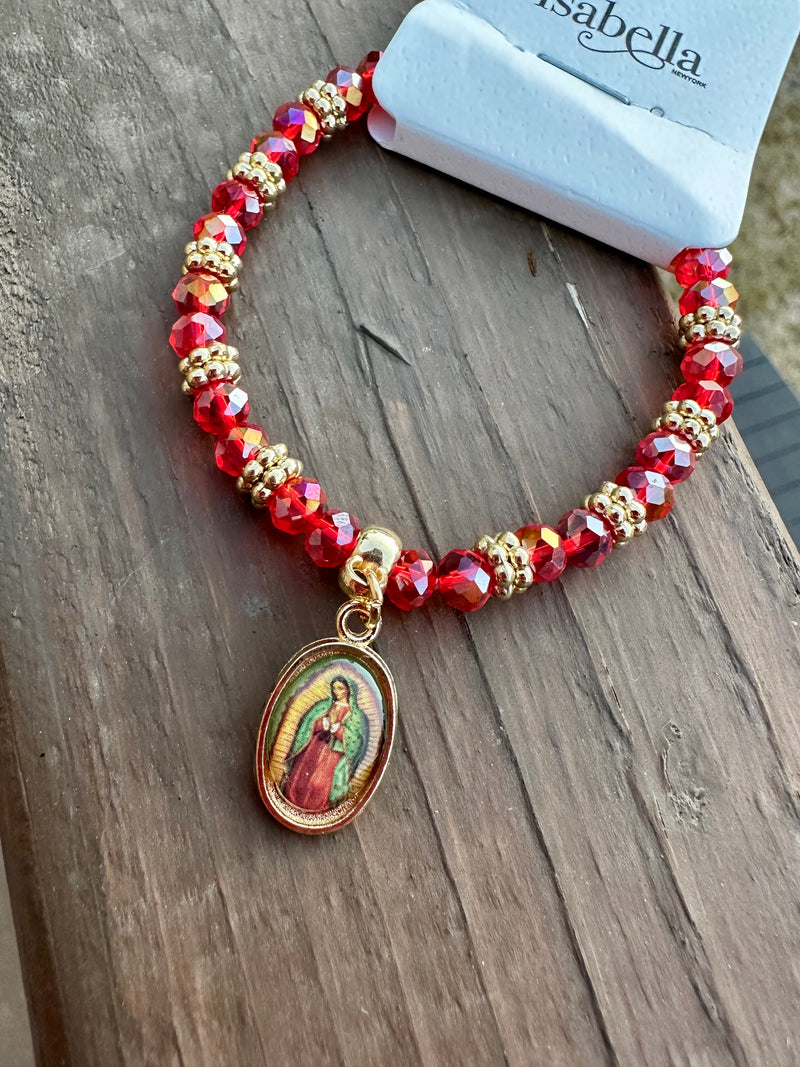 Our Lady of Guadalupe Beaded Bracelet