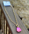 Krystal Pink Necklace
