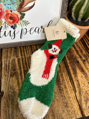 Christmas Fuzzy Socks